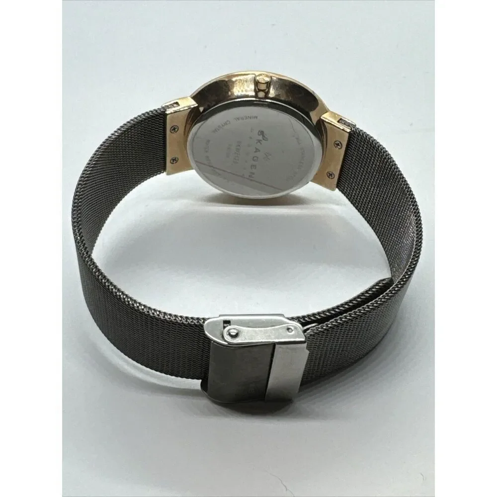 Skagen SKW2120 Women's Gray Stainless Steel Mesh Analog Dial Quartz Watch JNA907